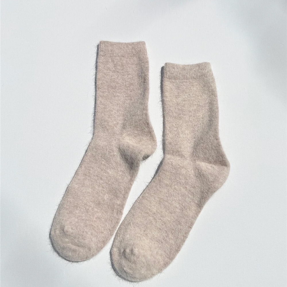 Angora Socks - Natural | Buk & Nola