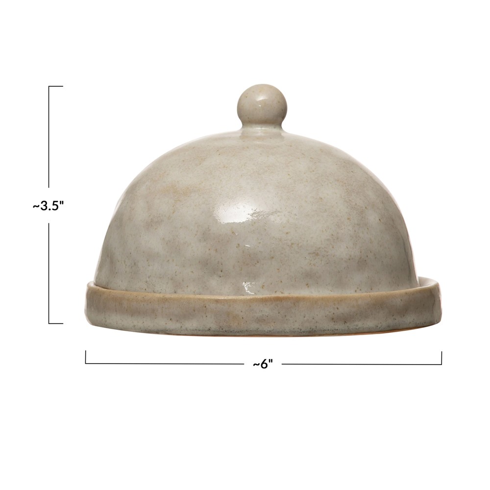 Beurrier Français En Porcelaine - Système Refroidi à L’eau Pour Beurre Toujours Mou Et Frais (blanc) - 2