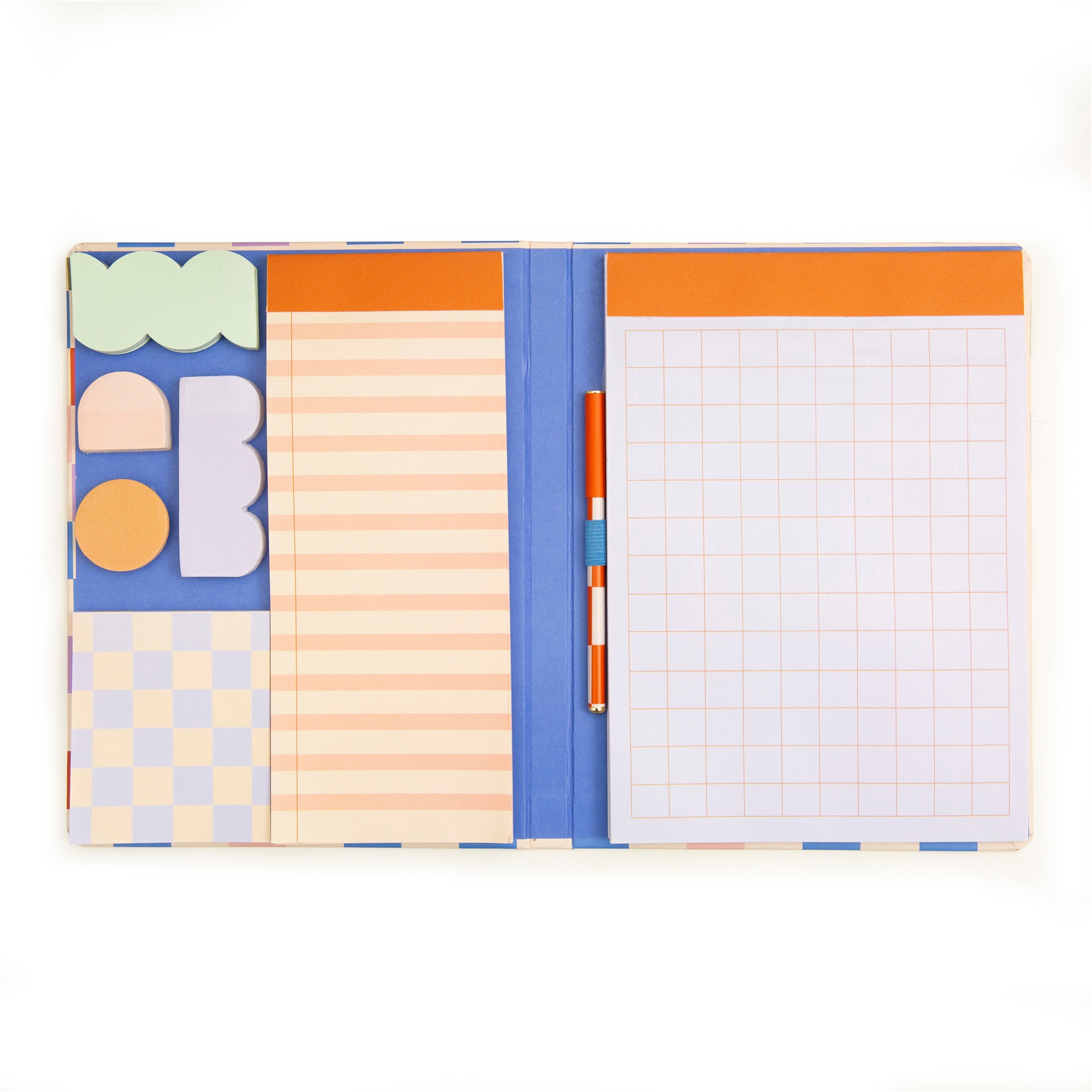 Coffret à notes autocollantes avec stylo et règle - Un grand merci