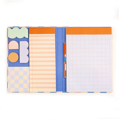 Coffret à notes autocollantes avec stylo et règle - Un grand merci Coffret à notes autocollantes avec stylo et règle - Un grand merci