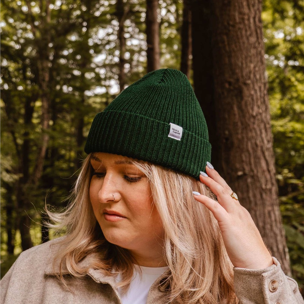 Chunky beanie - Forest Green | Buk & Nola