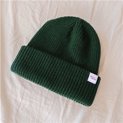 Chunky beanie - Forest Green | Buk & Nola