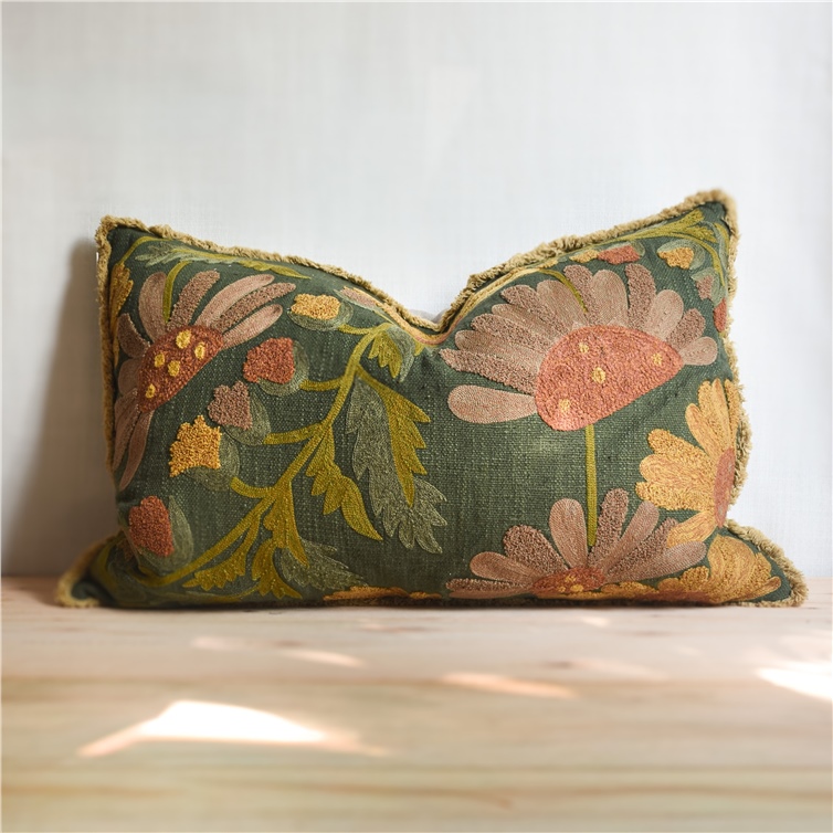 Housse de Coussin Velours Vert Housse de Coussin Velours Vert