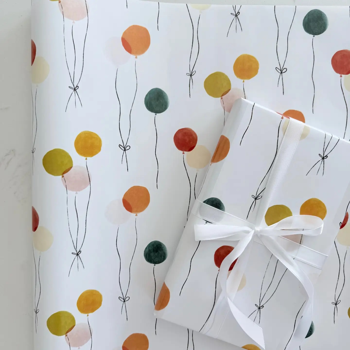 Balloon Wrapping Floating Balloons Gift Wrap | Buk & Nola