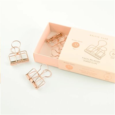 Golden paper clip Buk & Nola