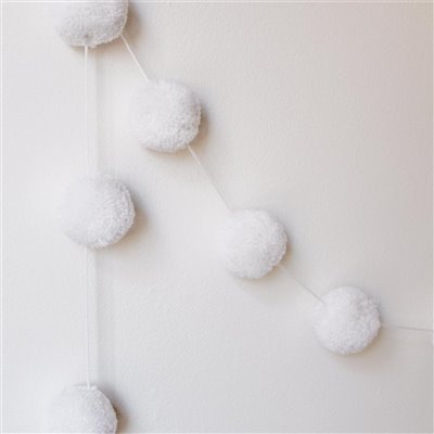 Guirlande De Pompons DIY Baby Shower