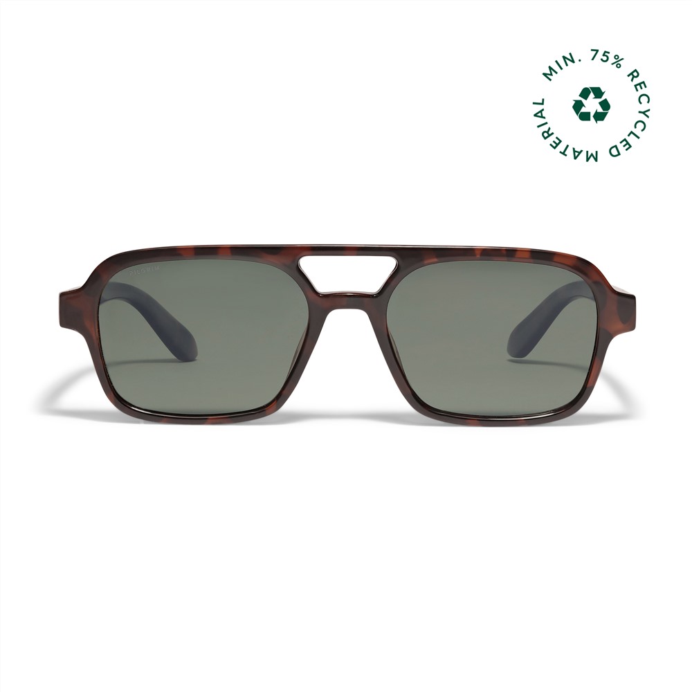 Lunettes de soleil style aviateur Brioni Multicolore ref.683140 - Joli