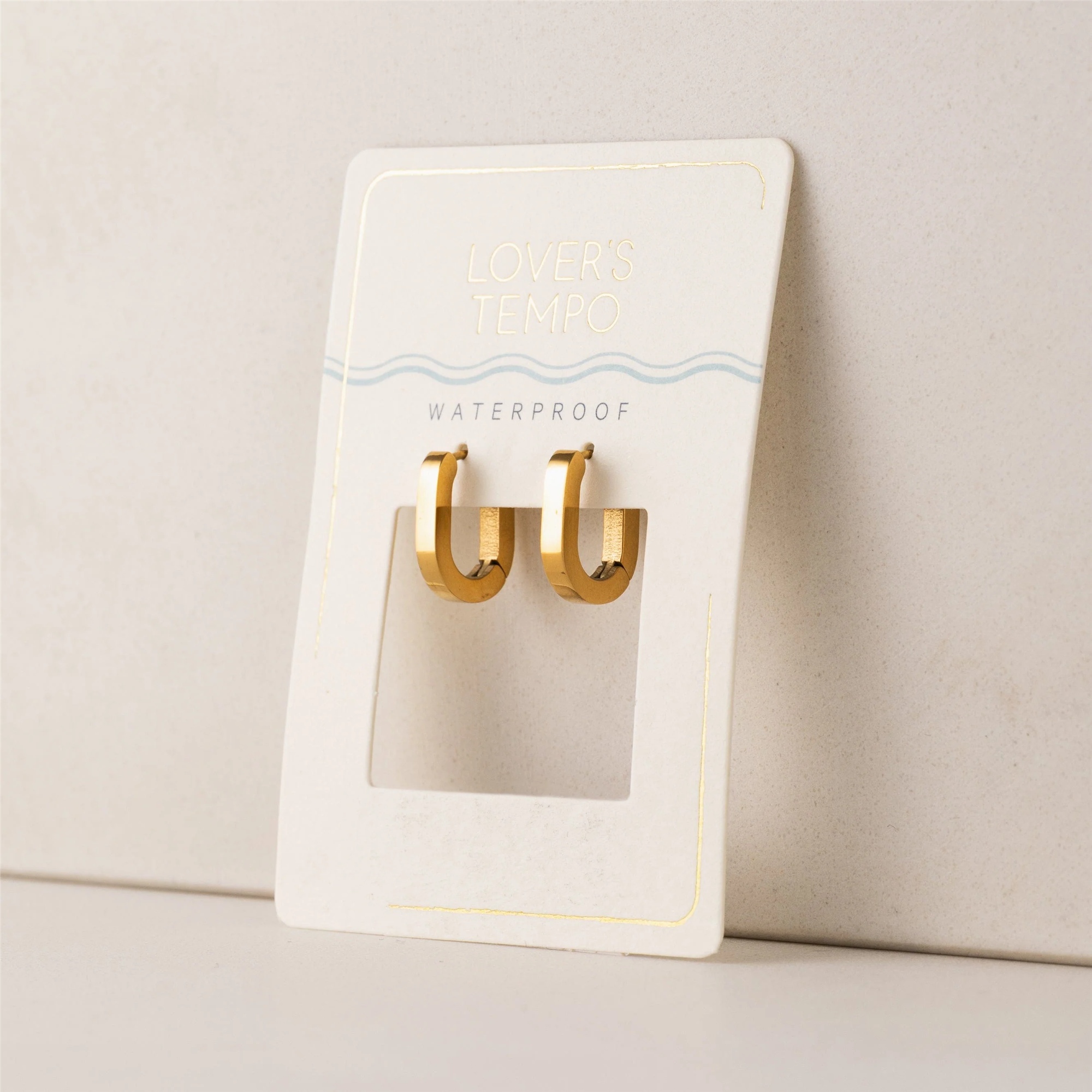 Maya Paperclip Hoop Earrings | Buk & Nola