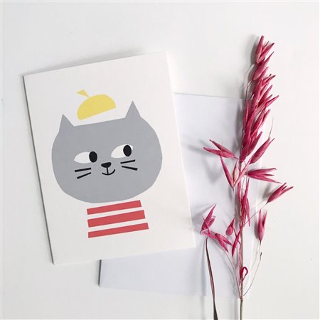 Petite Carte Chat Buk Nola Petite Carte Chat Buk Nola