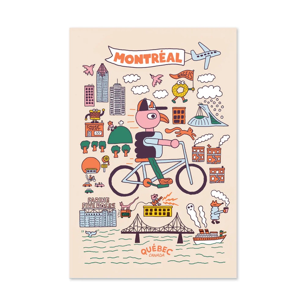 Postcard - Montréal Tout-terrain | Buk & Nola