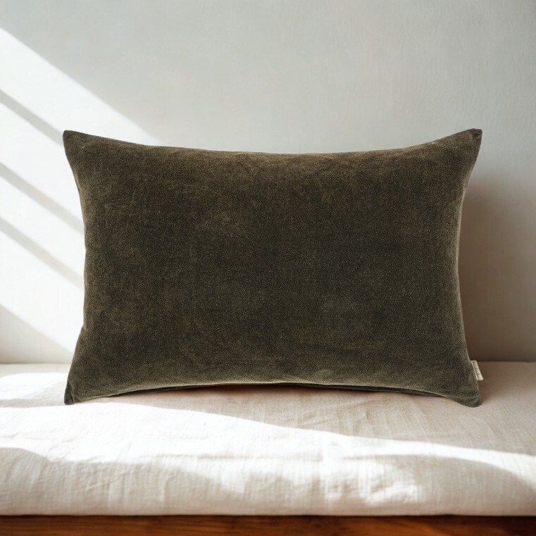 Reversible Cushion Cover - Linen - Stripes & Natural | Buk & Nola