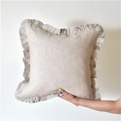 新品　BRIEFING REVERSIBLE CUSHION COVER Reversible Cushion Cover - Linen - Stripes & Natural | Buk