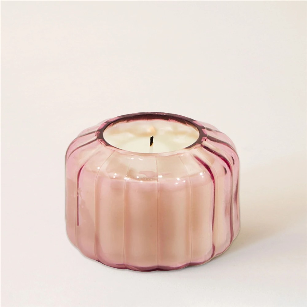 Ripple pink Candle - Desert peach | Buk & Nola