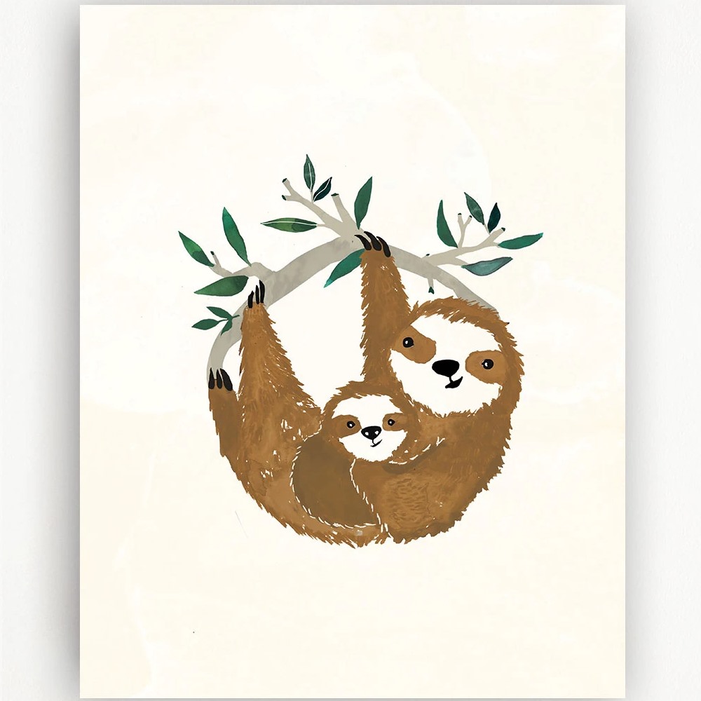 Sloth Poster | Buk & Nola
