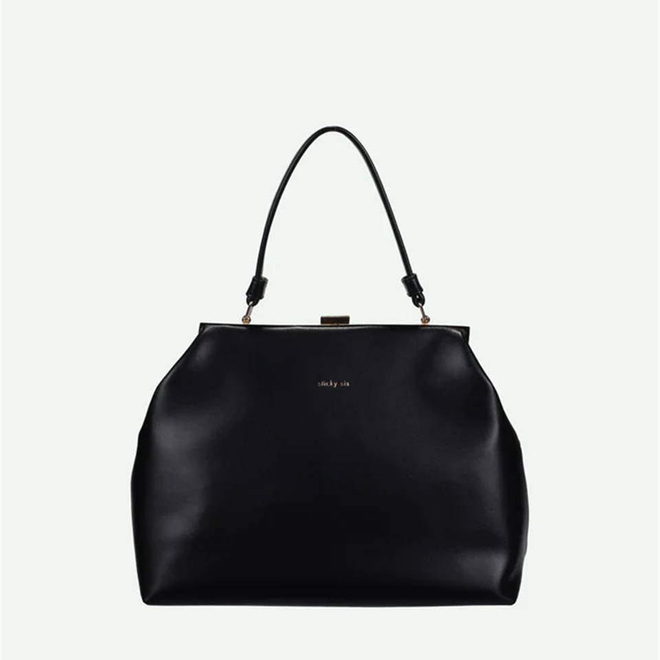 Sticky Sis Clasp Handbag - black | Buk & Nola