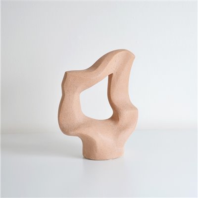Stoneware abstract sculpture